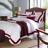 WTEMPO Europe Style Jacquard Bedding Set 4pcs Lace Bedclothes Bed Set Satin Duvet Cover Sheet Set