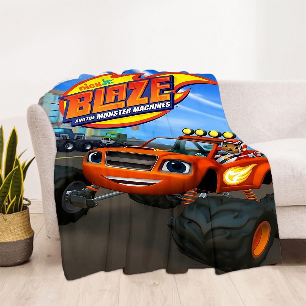 1pc Blaze Machines Outdoor Blanket Lightweight Flannel, Soft & Warm, All-Season Use for Sofa, Outdoor, Camping, Living Room, Office067