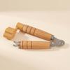 Guitar String Changing Tool Wood Handle Winder Cutter Grooved Grip Bridge Pin Puller