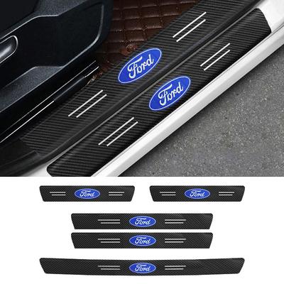 AAANC1 Car Door Sill Scuff Plate Anti-scratch Sticker Protector Strip For Ranger Focus Kuga Mustang Mondeo Fusion Esco Accessories