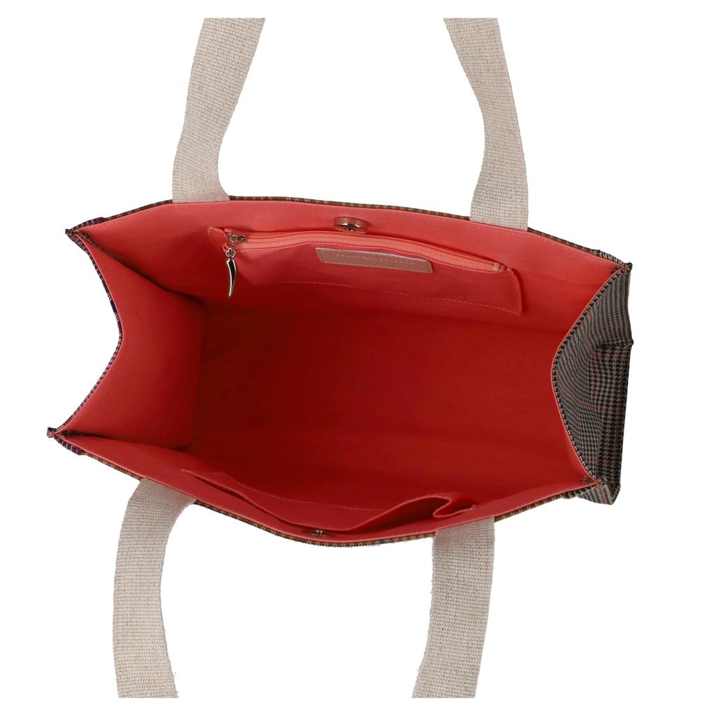 Tsumori Chisato Frame Check Kiraneko Tote Bag in Pink