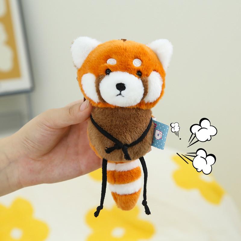 Adorable 19cm Panda Plush Pendant Soft Toy Cute Animal Doll For Kids Birthday Gifts