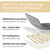 Heated Blanket Electric Throw Blanket- 50''x60'' Heating Blanket Throw 4 Hours Auto-Off & 4 Heating Levels Over-Heat Protection, Machine Washable