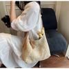 New Woven Bag Fashion Hollow Casual Straw Bag Beach Bag Shoulder Women Bag Perfect for Everyday Use, Travel & Beach Outings