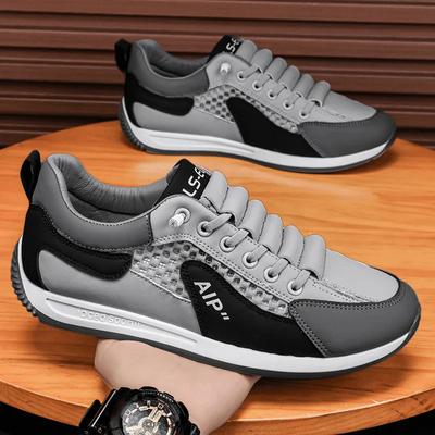 Herren Sneaker Neue Mode Lässige Sportschuhe Herren Frühling Herbst Slip-on Mesh Atmungsaktiv Schnürung Board Schuhe Tenis Masculino Schuh