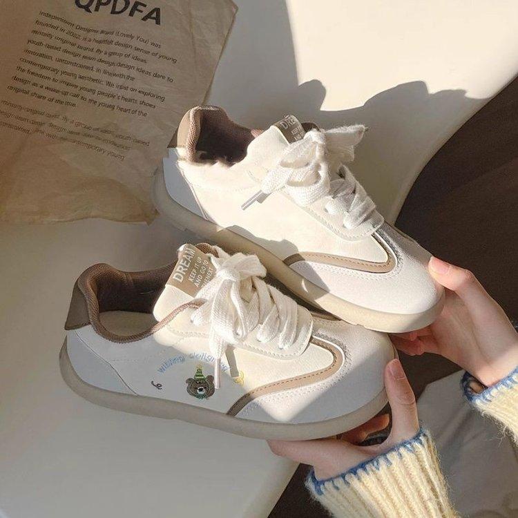2025 New Korean Shoes Kawaii Platform Sneakers Women Vintage Vulcanize Spring Summer Casual Tennis Female Flats Footwear