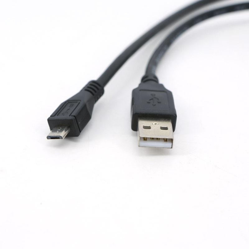 5m Micro USB 2.0 Cable USB 2.0 Type A Male To Micro B Male Foil+Braided Shielded Long Extend Connector Cord 5meter