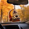 Halloween Acrylic Ornament Cute 2D Hanging Decoration for Party Favors and Home Decor