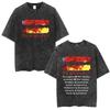 Ed Sheeran Mathematics Tour Concert Vintage Washed T Shirts Men Women Fashion Harajuku Tshirts 100 Cotton Casual Loose Tshirt