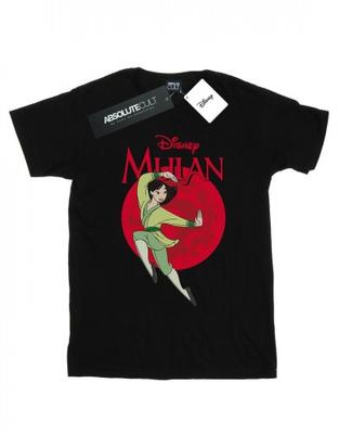 Mädchen Mulan Drachen Kreis Baumwoll-T-Shirt