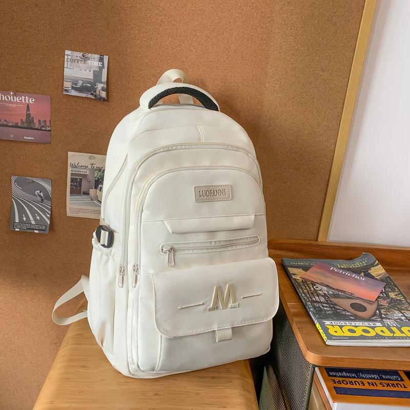 Large Capacity Men's and Women's Backpacks, College Students' Backpacks, Junior High School Students' Schoolbags, Women's Trendy Schoolbags