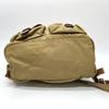 PRADA Logo Plate W Pocket Backpack Backpack Nylon Brown/SilverHardware
