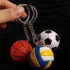 Volleyball Special Soccer Fun Keychains Baseball Bag Pendant Ball KeyChain Key Ring Key Holder