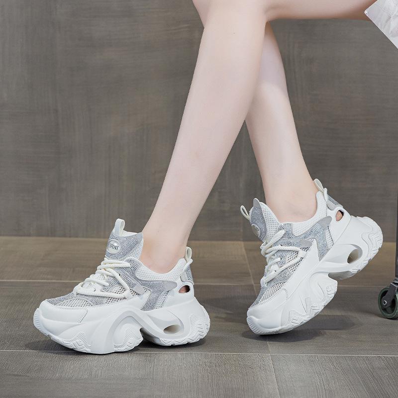 2521 mesh breathable dad shoes women's tide summer new thick-soled feet small leisure