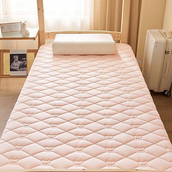 WTEMPO Solid Color Soft Pad Mattress Household Smoothy Foldable Mattress Non-deformable Bedding Student Dormitory Rental House Floor Thick Mats