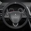 Coprivolante in Pelle Scamosciata e Fibra di Carbonio per Auto per Outlander Pajero Asx Lancer EX Evolution L200 Triton RALLIART