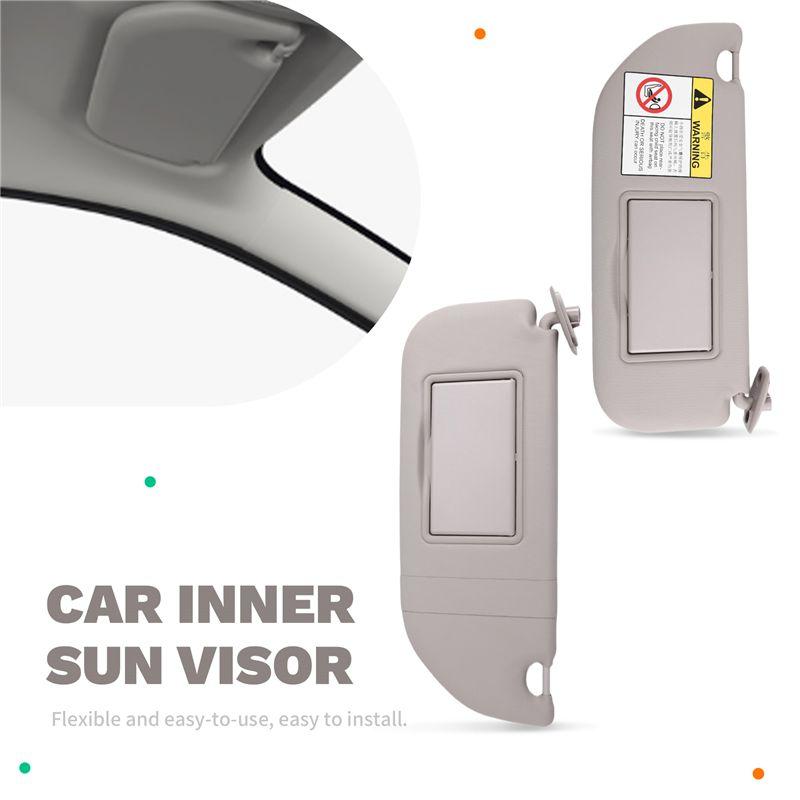 Car Inner Sun Visor Mirror Shield Shade Board For 301 For Citroen C3- Part Numbers 98038432DS 98038433DS