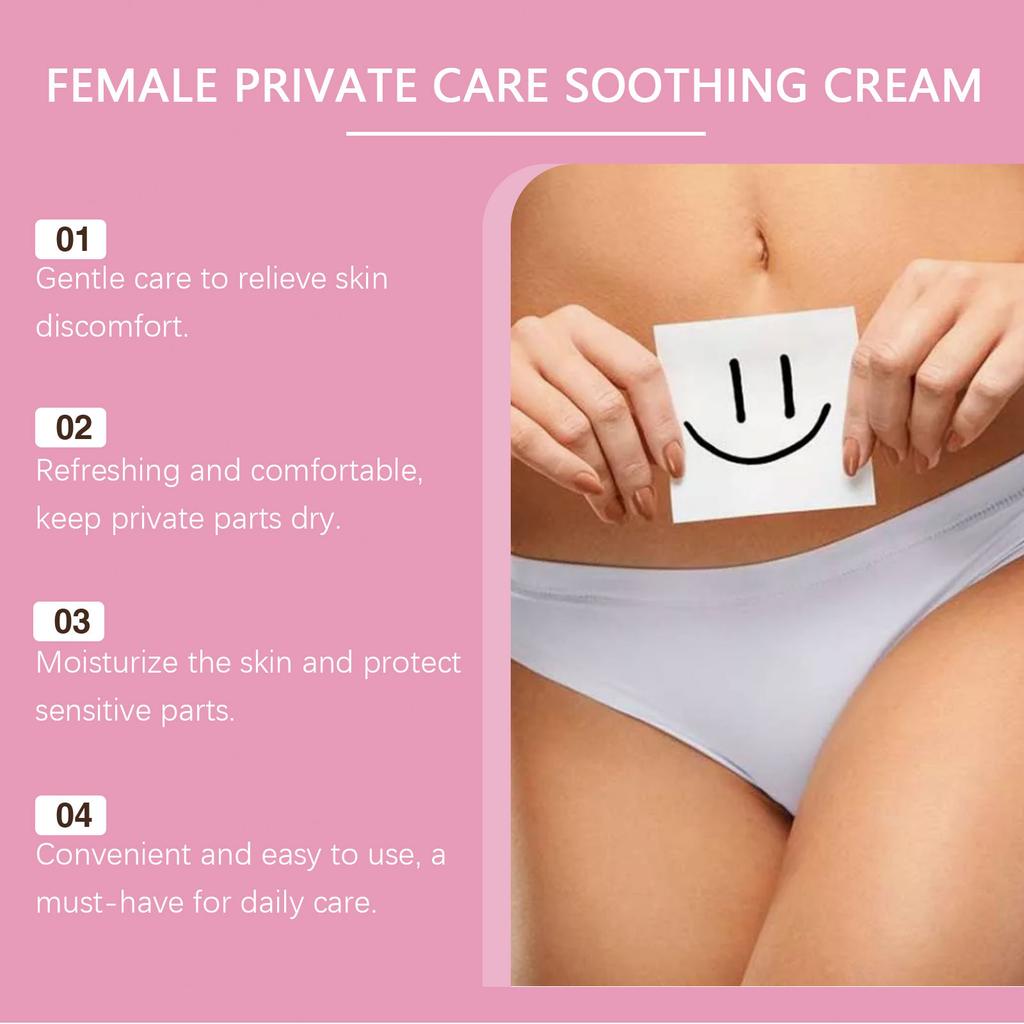 The Gentle Care Cream For Women's Private Parts Reduces Discomfort. The Private Part Care Cream Helps Reduce The Odor In The Private Parts.
