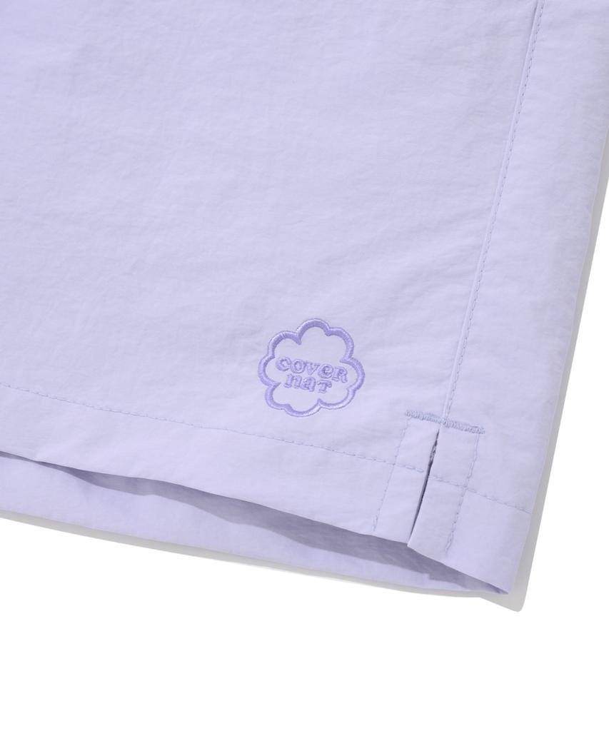 COVERNAT WOMAN Windbreaker Shorts Lavender