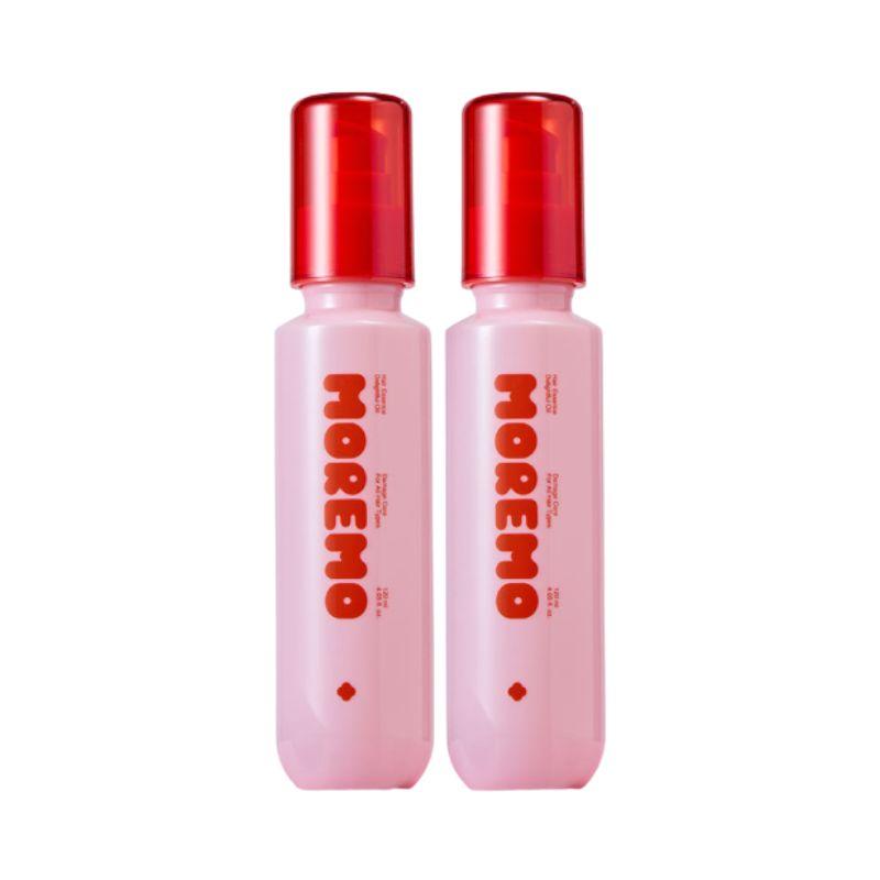 [Moremo] Hair Essence Delightful Oil Double Set (120ml x 2ea) – Non-Sticky Heat Protection Serum 120ml x 2ea