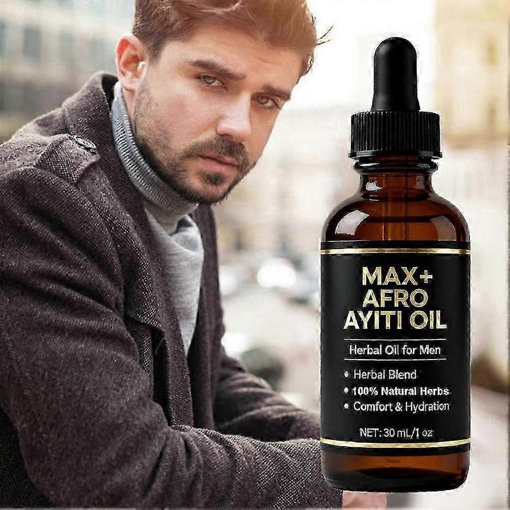 3 Stück Trineh Afro Ayiti Öl Natürliches Kräuteröl Für Männer Kräutermischung Feuchtigkeit 30ml