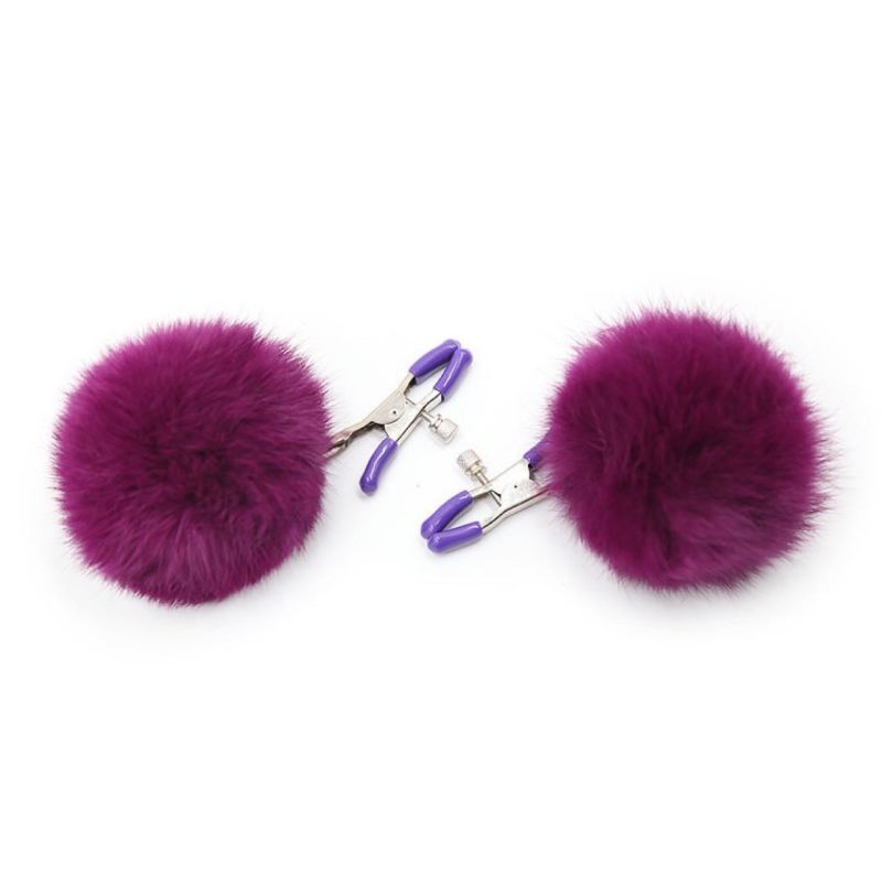 Steel Breast Clip Shaking Stimulate Sexy Papilla Clip Female Breast Clips Feather Breast Nipple Clamps Exotic Accessories