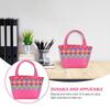 Colorful Plastic Basket for Mini Storage Holder Use 1Pcs Beach Bag