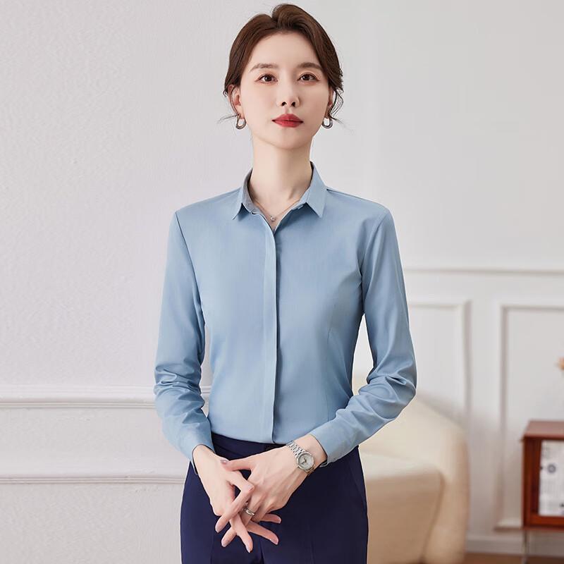 Terman 2024 Spring Women's Long Sleeve Professional Shirt