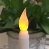 4-Pack LED Candles with Gold Base Battery Electronic Candle for Home Decoration Wedding Dinner Flameless LED Candle Stick