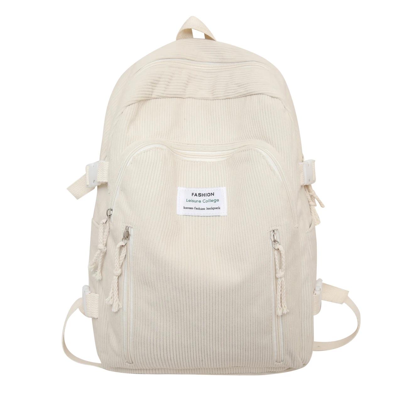 

Однотонный модный бархатный рюкзак, новый высококачественный женский повседневный внутренний карман на молнии для девочек