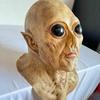 Realistisk alien latex huvudöverdrag, skrämmande mask för fest