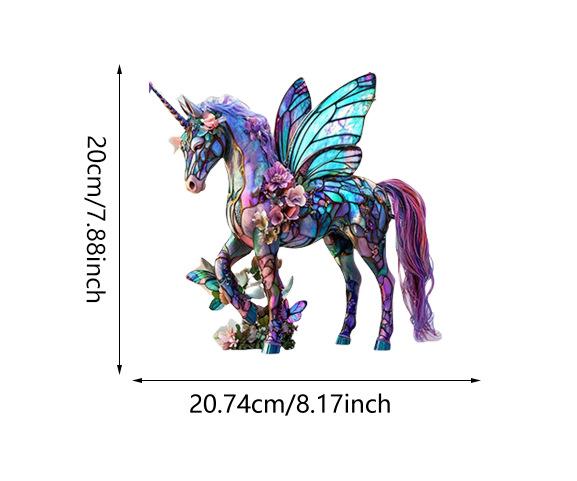 1 Stück Schlossdekoration 2D Acryl Home Hängender Traumfänger Anhänger Farbe Seltsamer Dekorativer Anhänger