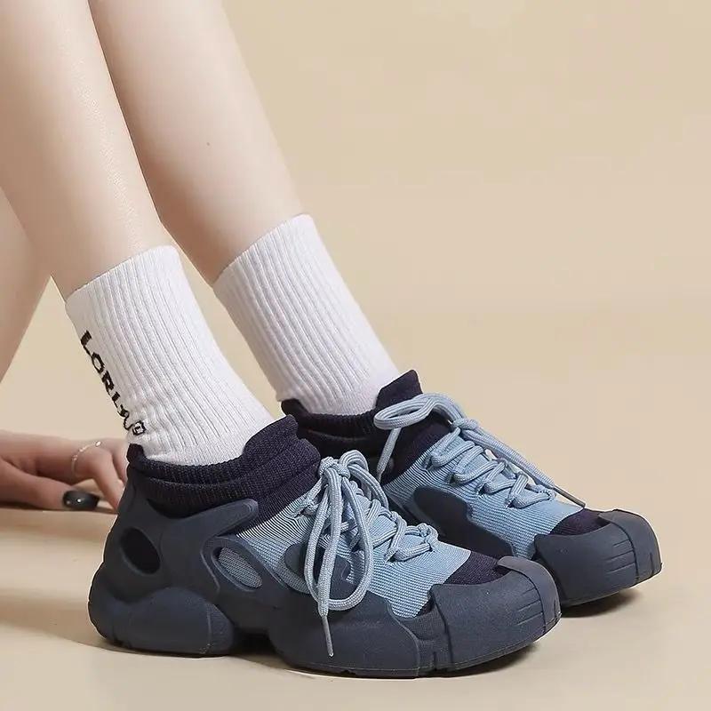 

Мода Новинки Лето Дышащая Женская Обувь на Распродаже Дизайнерские Роскошные Предложения Удобная и Элегантная Корейские Предложения Легкая Женская Обувь 40