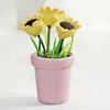 Miniature Sunflower Exquisite Imagination Cultivation Resin Doll House Mini Sunflower for Children