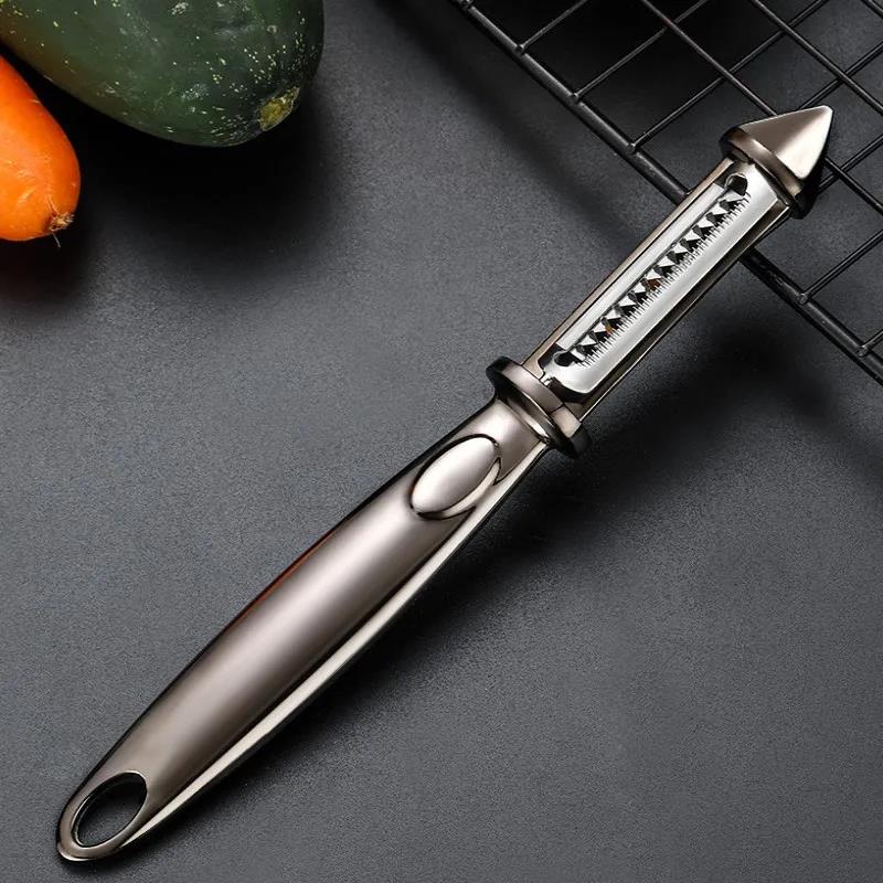 3 In 1 Fruit And Vegetable Peeler Kitchen Gadget Potato Carrot Slicer Alloy Sharp Grater Multifunctional Kitchen Accessories7