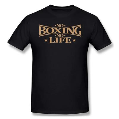 Camiseta Impresa No Boxing No Life Creativa Divertida Sarcástica Unisex para Hombre y Mujer Camiseta Básica Vintage Cuello Redondo Ropa Urbana Unisex para Hombres#Color