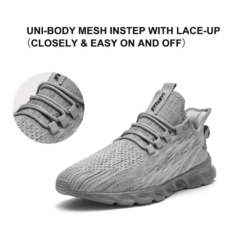fashion Fujeak Casual Comfort Soft Flats Fashion Men's Shoes Plus Size 46 Lightweight Footwear Breathable Non-slip Running Sneakers