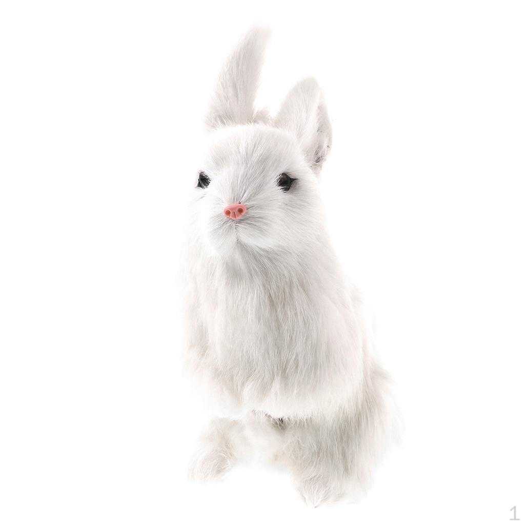 Animal Figure Plush Rabbit Model Toy Children s Birthday Gift