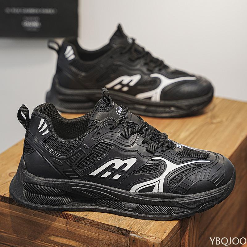 Men'S New Breathable Mesh Color Blocked Sports Shoes Trendy Dad Shoes Versatile Thick Sole Zapatillas De Deporte Sneakers Men