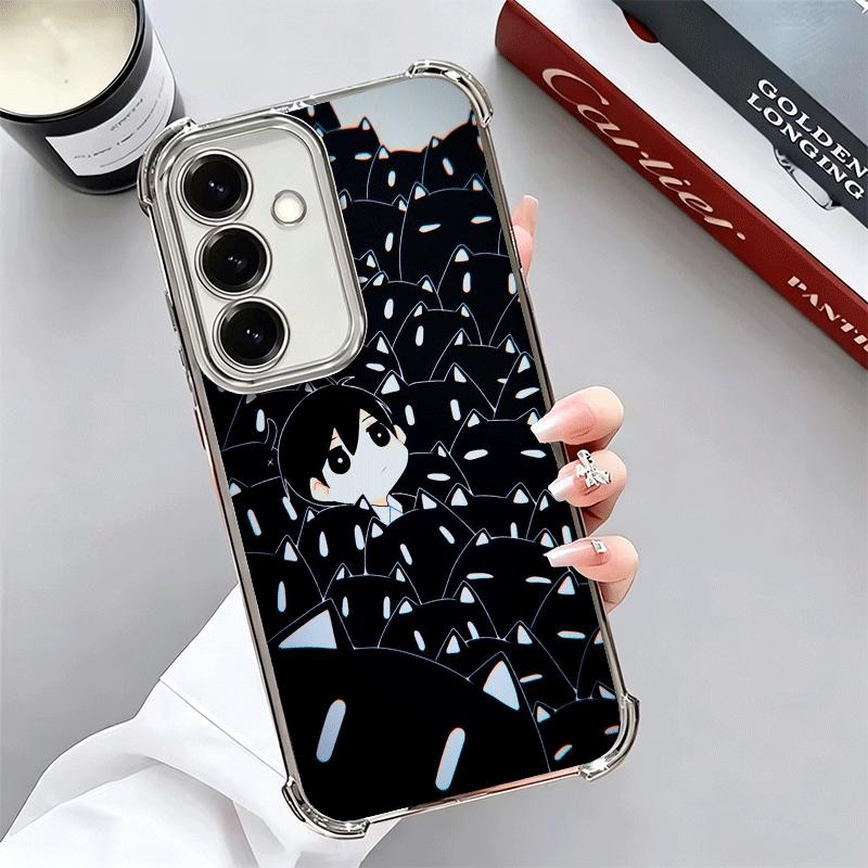 O-Omori Cartoon Game Soft Phone Case For Samsung A17 A27 A07 A37 A57 A16 A56 A15 A55 A14 A54 A13 A53 A26 A36 A25 A35 A24 A34 A23