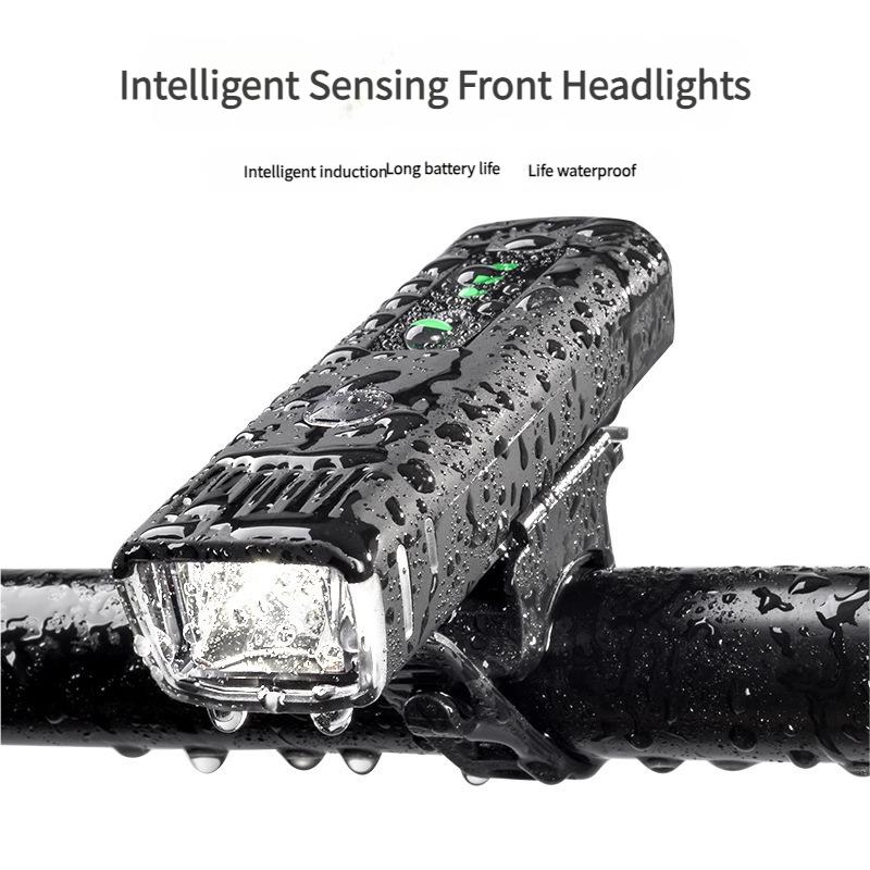Smart Light-Sensing Bike Light Night Riding Light High-Intensity Flashlight Bicycle Headlight Cycling Gear & Accessories