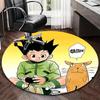 1pc Anime Cartoon Design Round Carpet Office Chair Mat, NonSlip Rug for Home Decor, Living Room, Bedroom