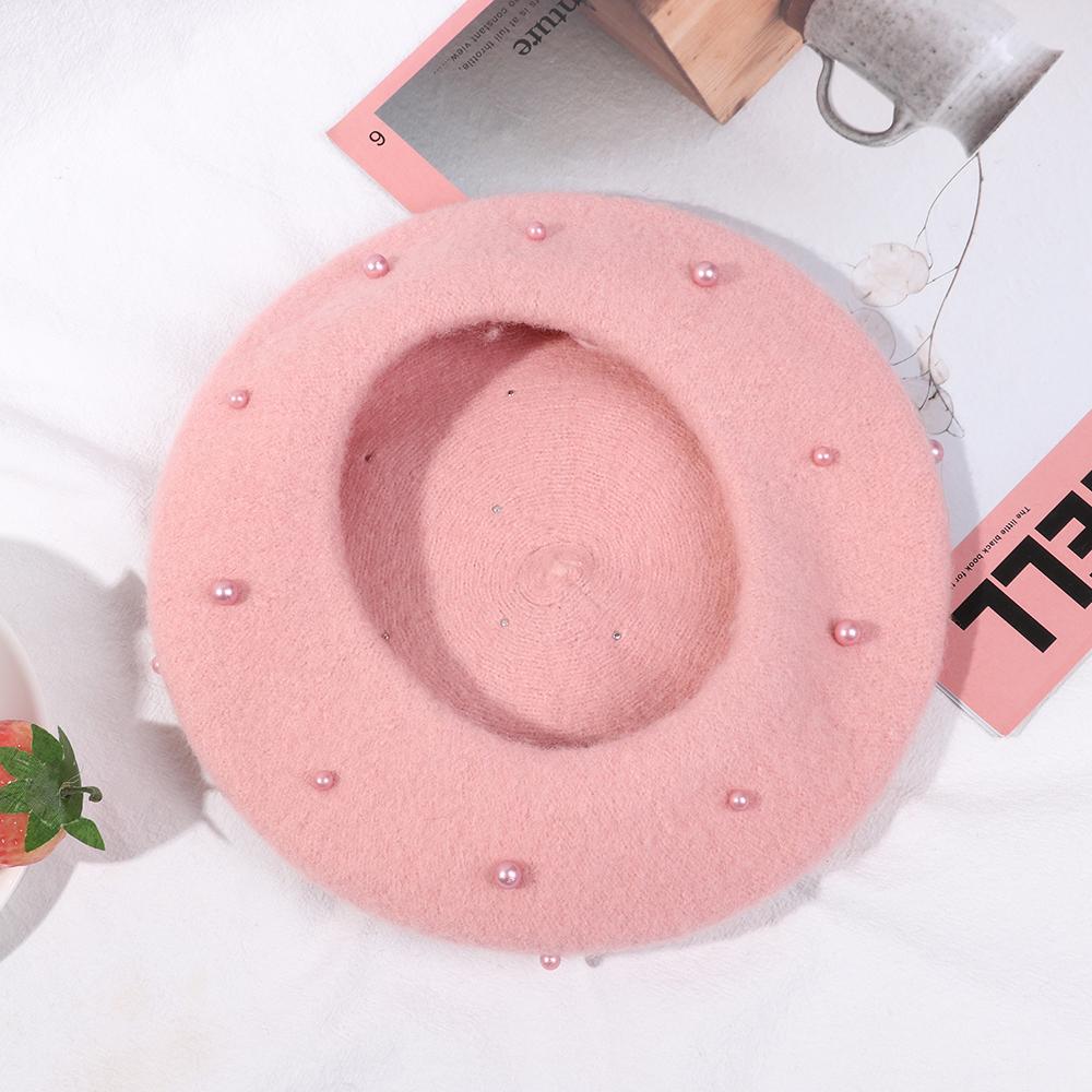 Kids Accessories Autumn Winter Warm Headgear Children Caps Beret Hat Girls Hats