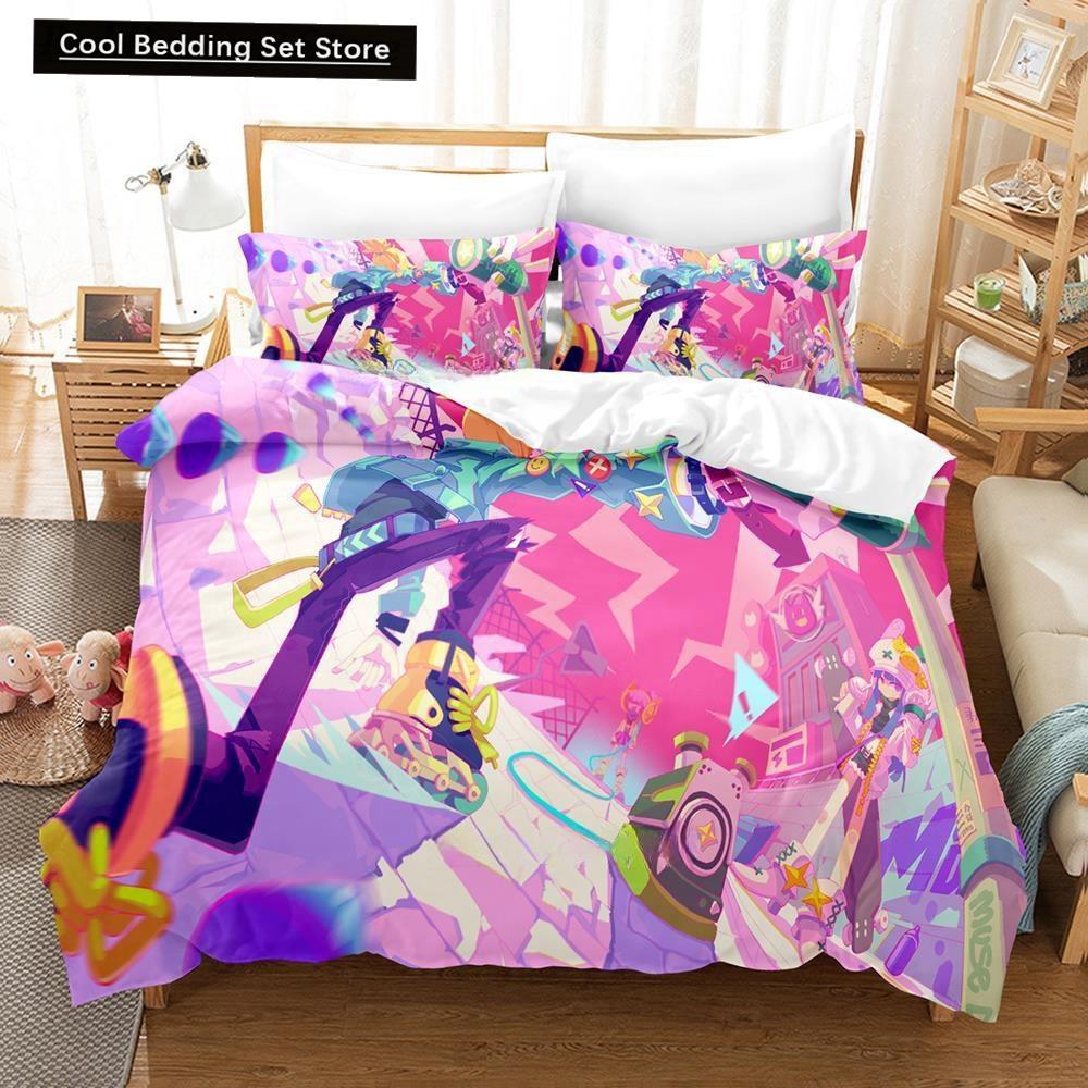 Fashion 3D Print Music Game  Muse Dash Bedding Set Single Twin Full Queen King Size Bed Set Adult Kid Bedroom Duvet Cover Sets