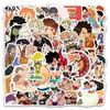 54 Haikyuu Cartoon Graffiti Stickers for Suitcases, Travel Cases, Scooters & Cars