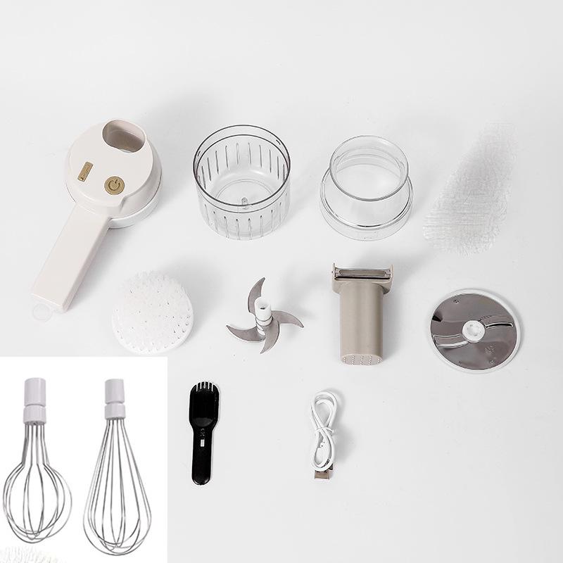 Electric Multi-Function Vegetable Cutter & Garlic Pounder