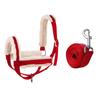 Plush Nylon Cow Halter Adjustable Animal Training Harness Halter Lead Rope Set  Farm Use