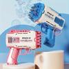 32-Hole Kids Bubble Machine, Colored Bubble Blow Gun for Parties, Beaches and Pools - Battery and Solution Free