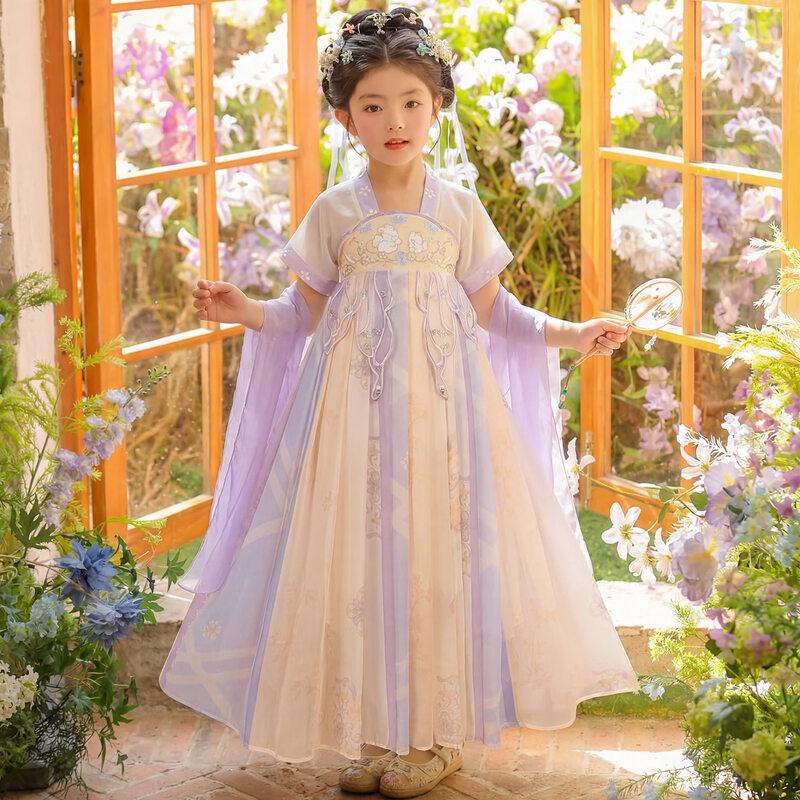 Anneyol Girls  Hanfu-Inspired Summer Dress 150
