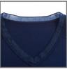Women's Summer Ice Silk V-Neck Lace Knit T-shirt: Age-Defying, Tummy-Concealing Short Sleeve for Mid-Aged Moms 40s.